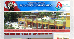 Desktop Screenshot of bulanik.gov.tr
